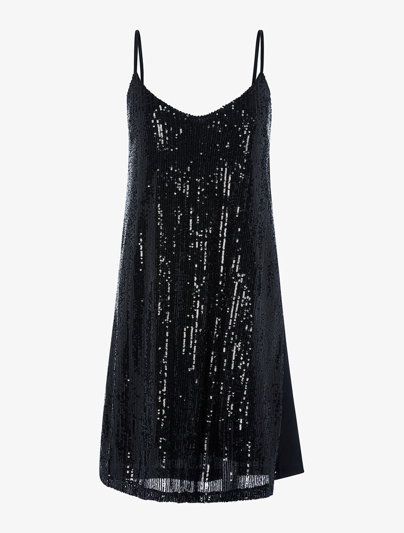 Robe droite disco - noir - 3
