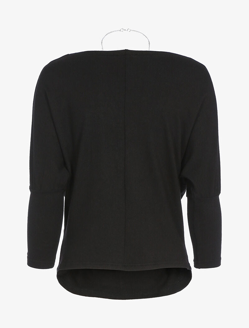 Top encolure coupe bateau ajustable - noir - 2