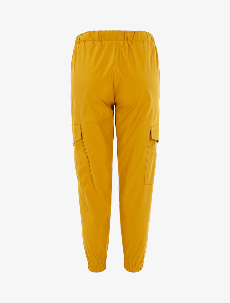 Cargo broek 7/8 - geel