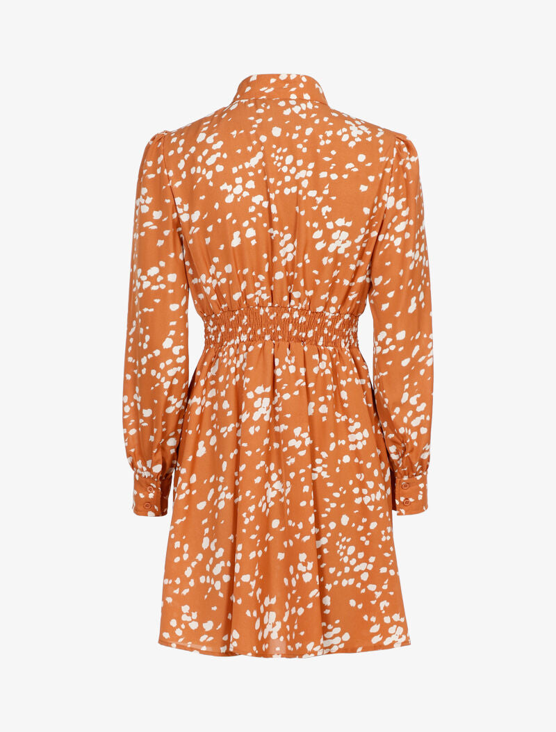 Robe à effet tâcheté - rouille - 2