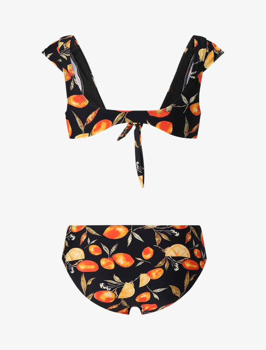 Bikini à imprimé citrons - Noir - 2