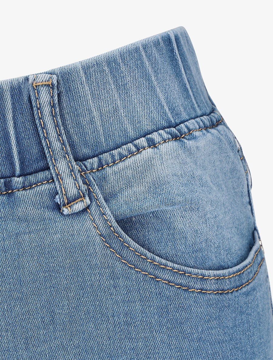 Jean élastiqué coupe skinny - Bleu - 3