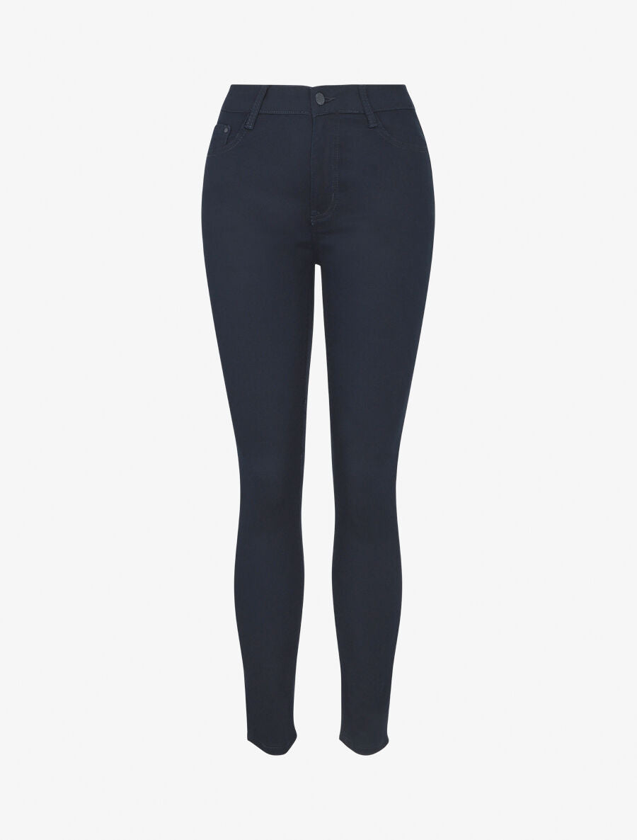 Jean skinny uni grande taille - Marine - 4