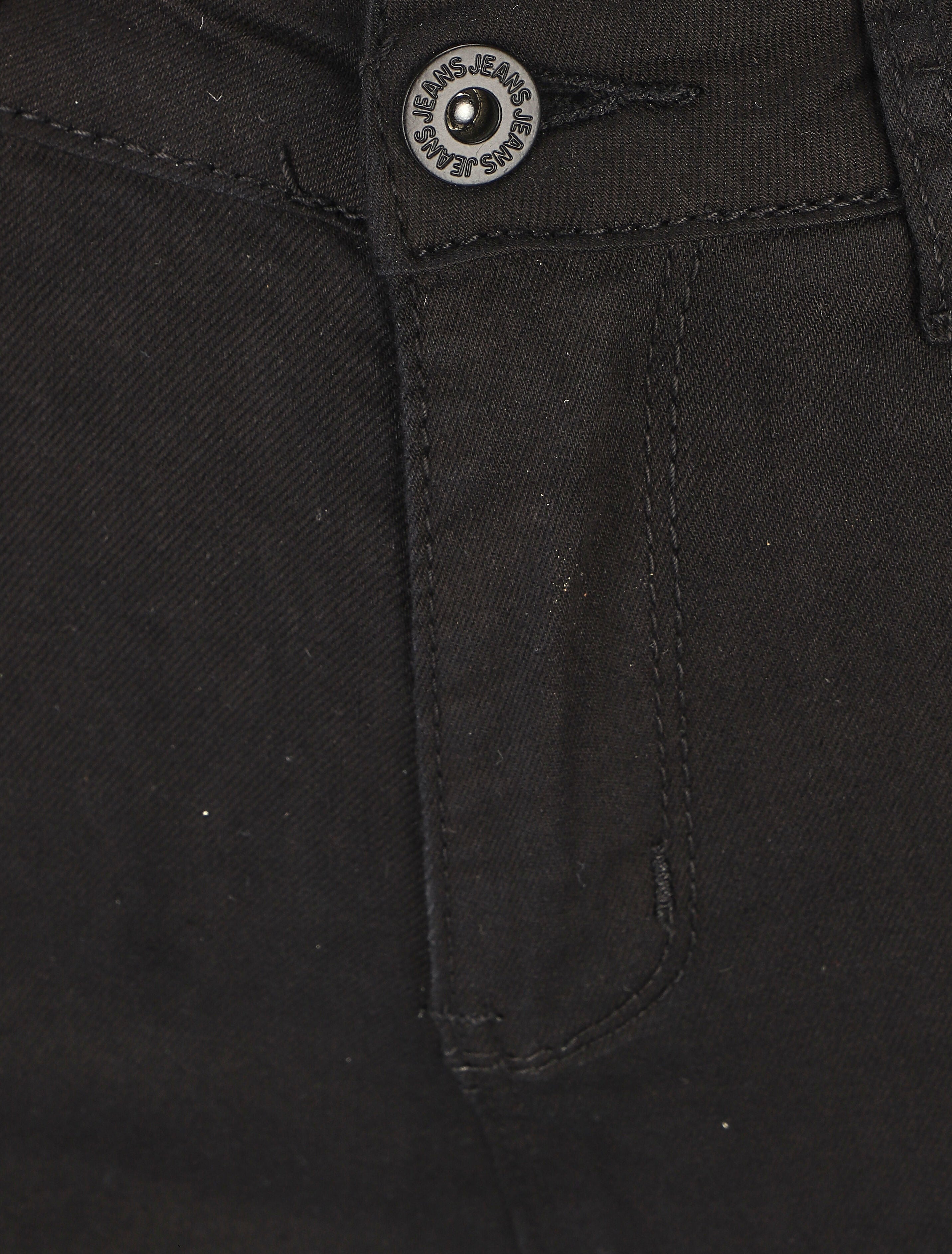 Bermuda push up uni coupe droite - Noir - 3