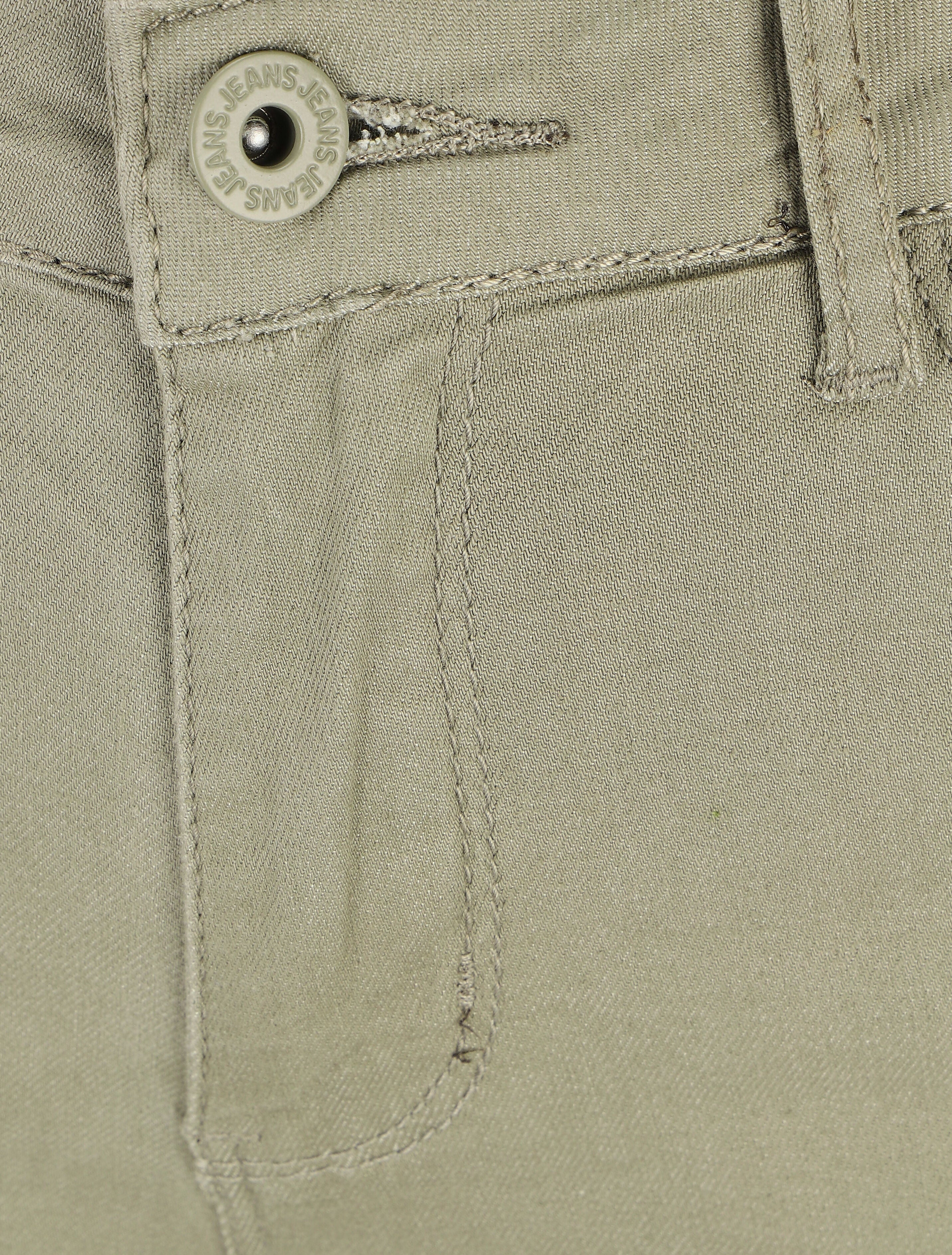 Bermuda push up uni coupe droite - Kaki - 3
