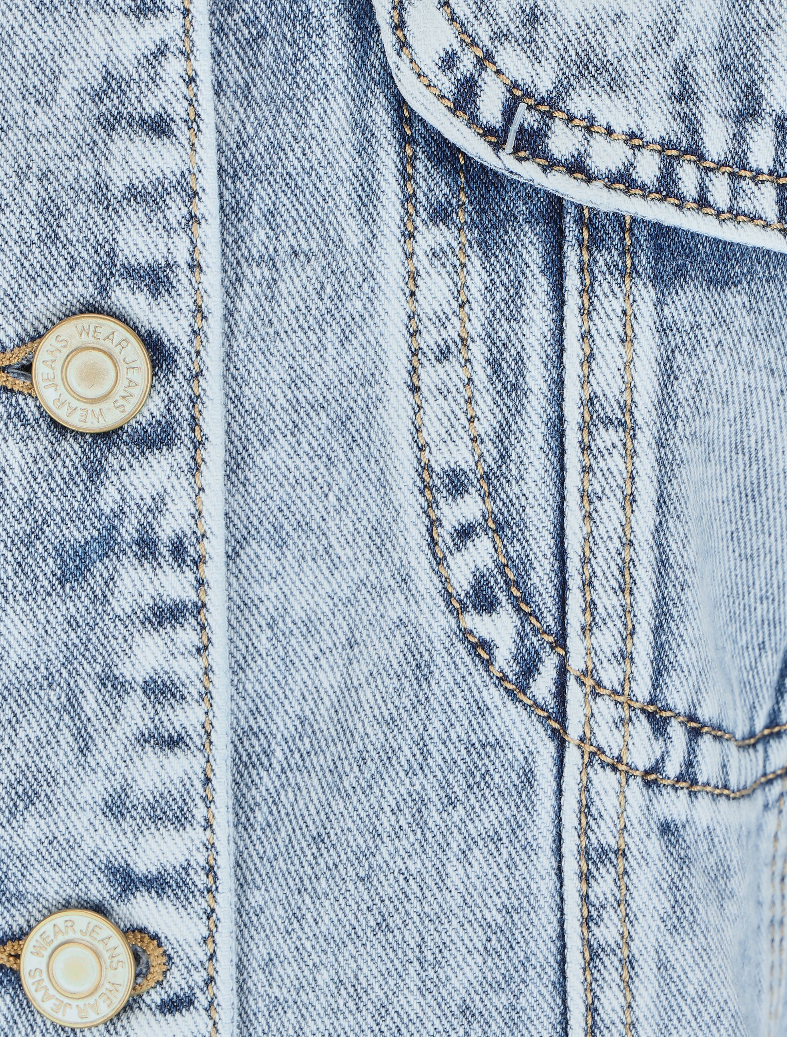 Veste en jean oversize - Bleu clair - 3