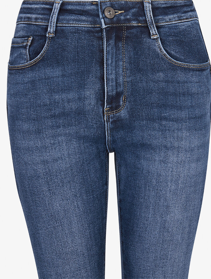Jean droit casual délavé - Bleu stone - 3