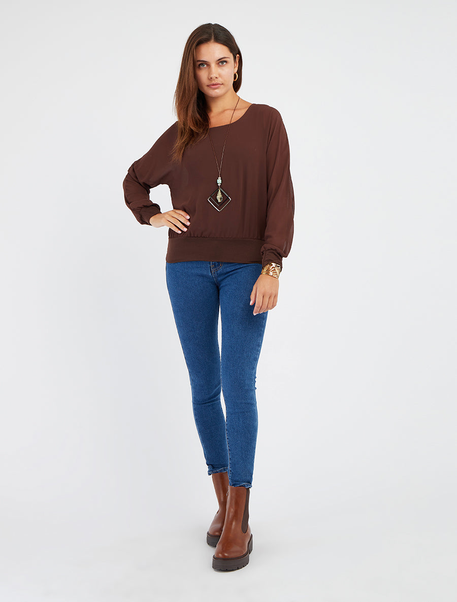 Jean coupe skinny taille haute - Bleu - 8