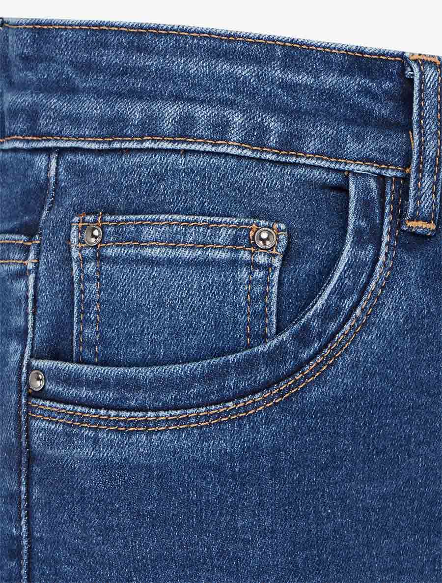 Jean standard coupe slim - Bleu - 3