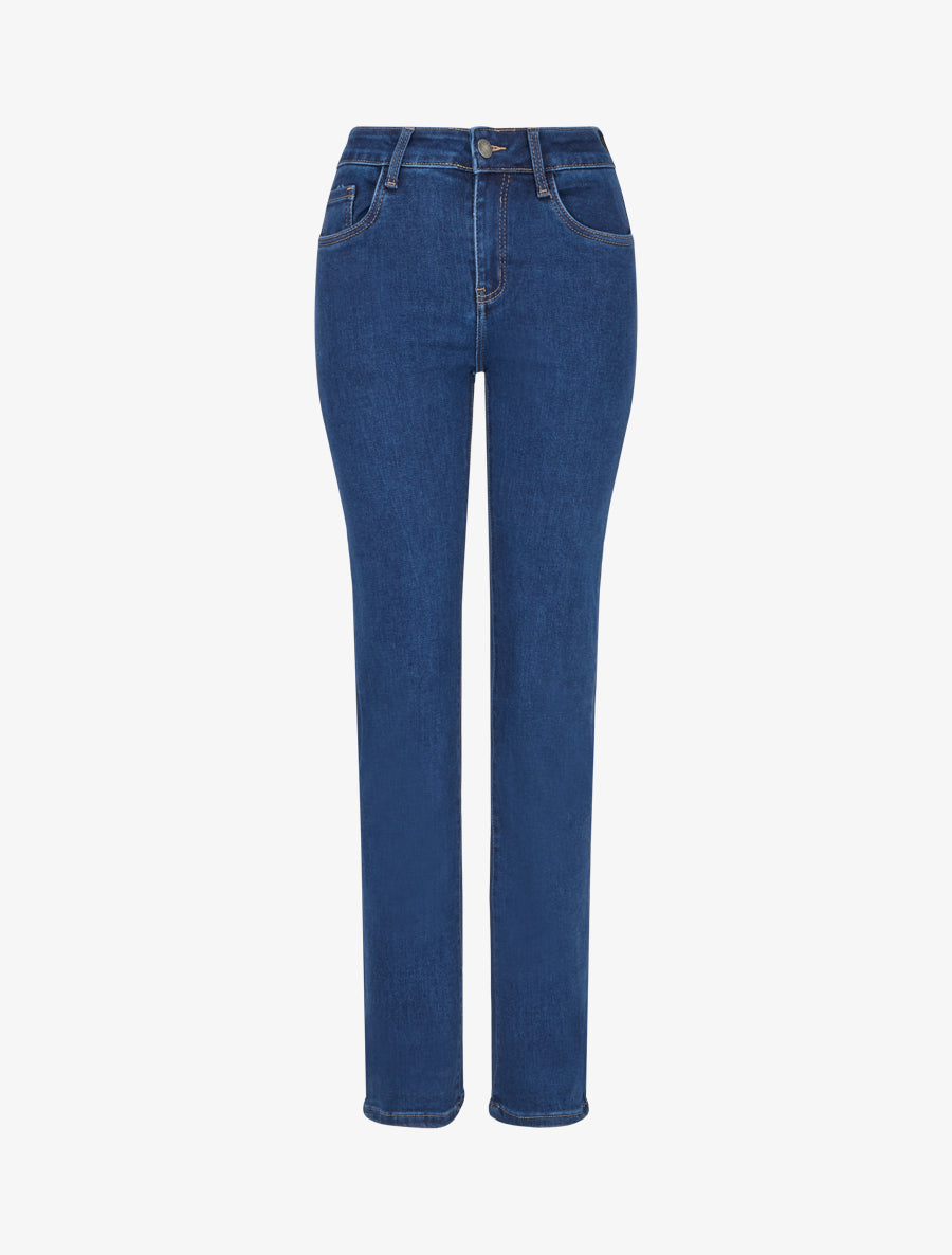 Jean standard coupe droite - Bleu - 1