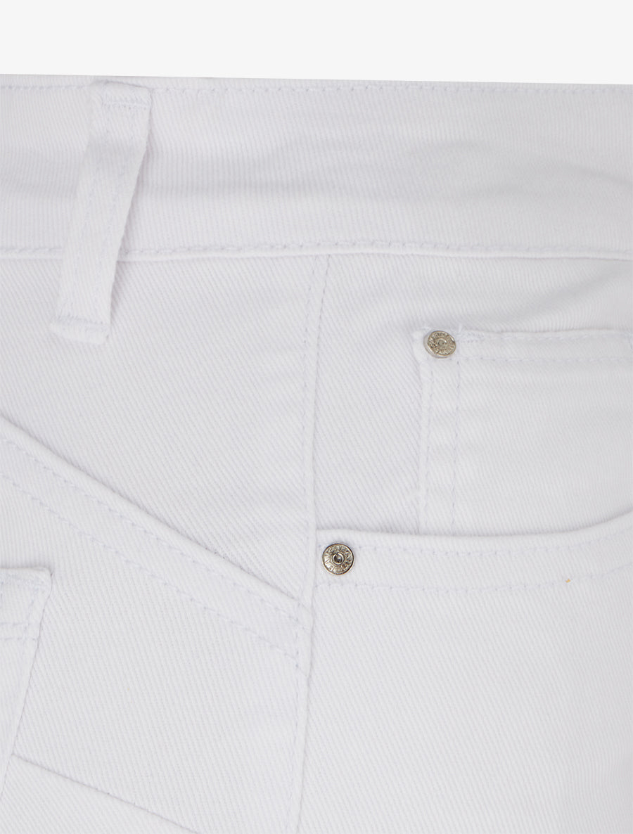 Jean standard coupe flare - Blanc - 3