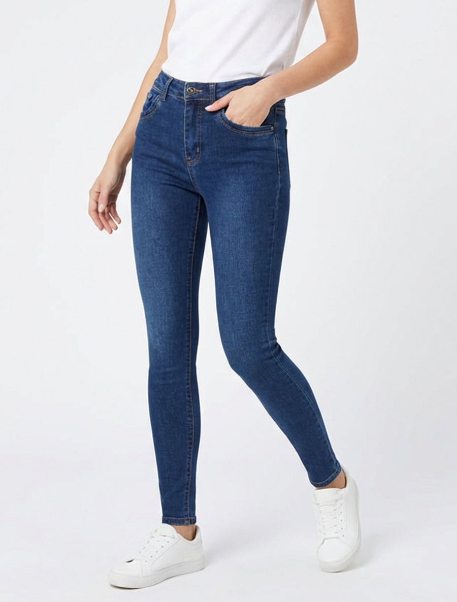 Jean standaard skinny fit - Blauw