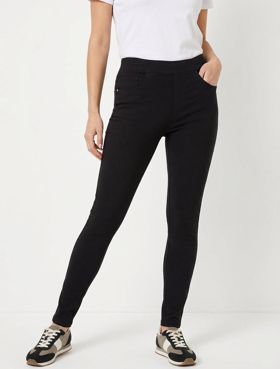 Stretch skinny jegging - Zwart
