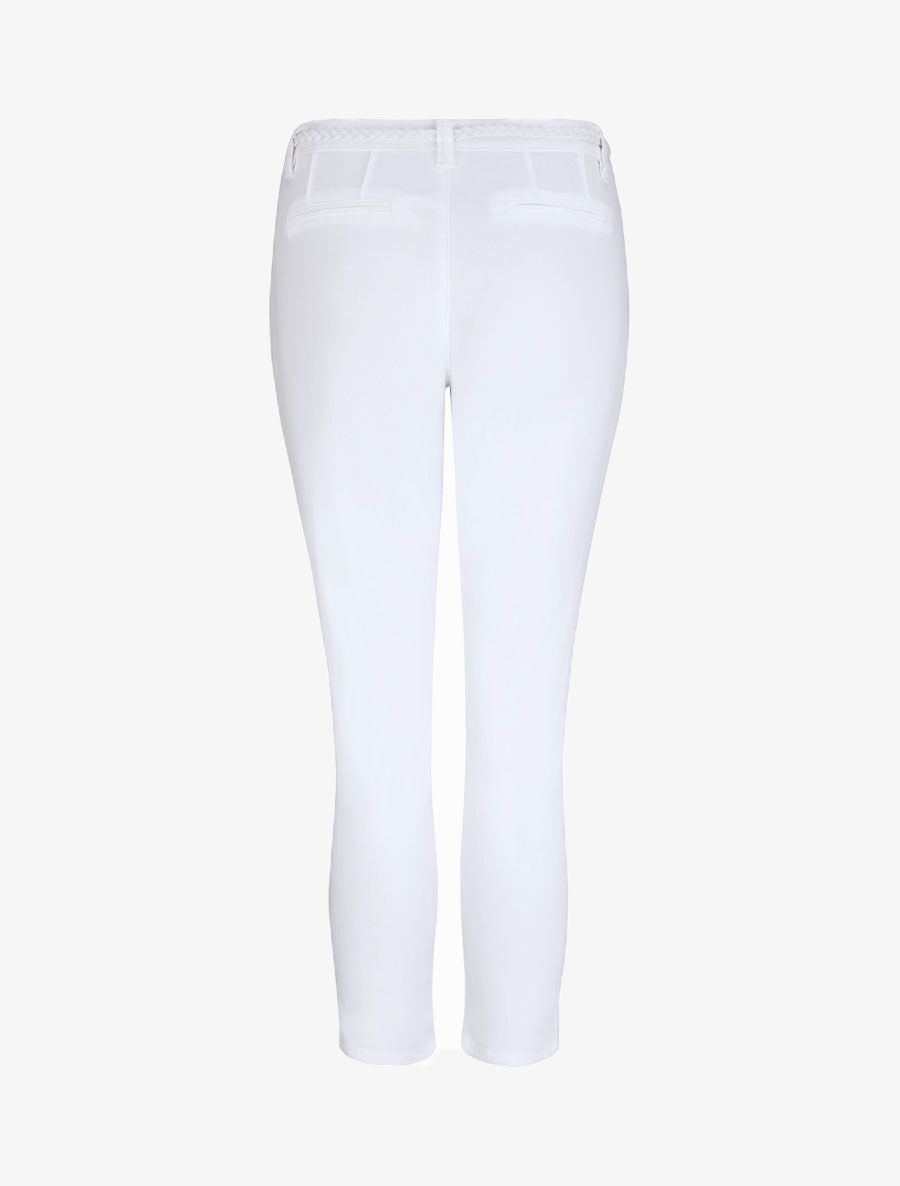 Pantalon 7/8 à revers - Blanc - 2