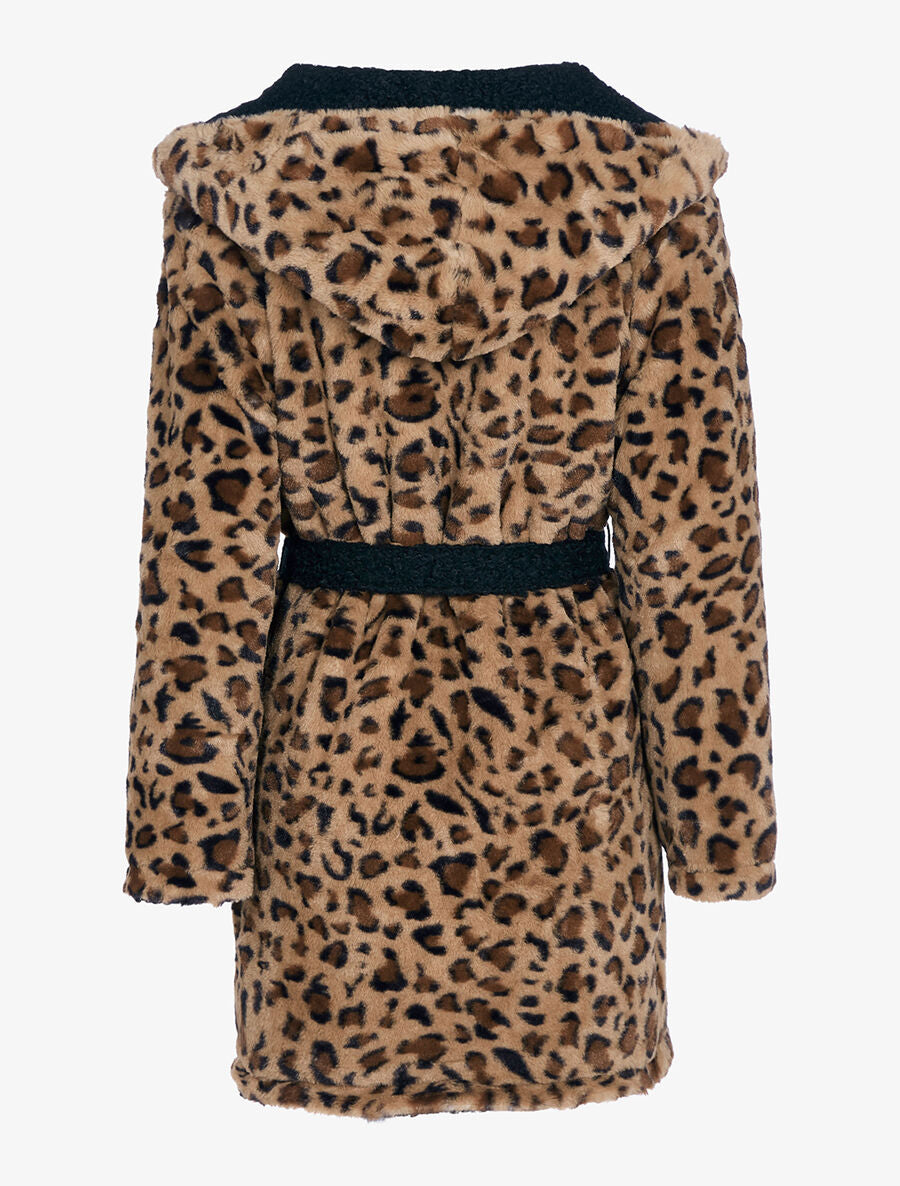 Manteau réversible à capuche - Noir - 4