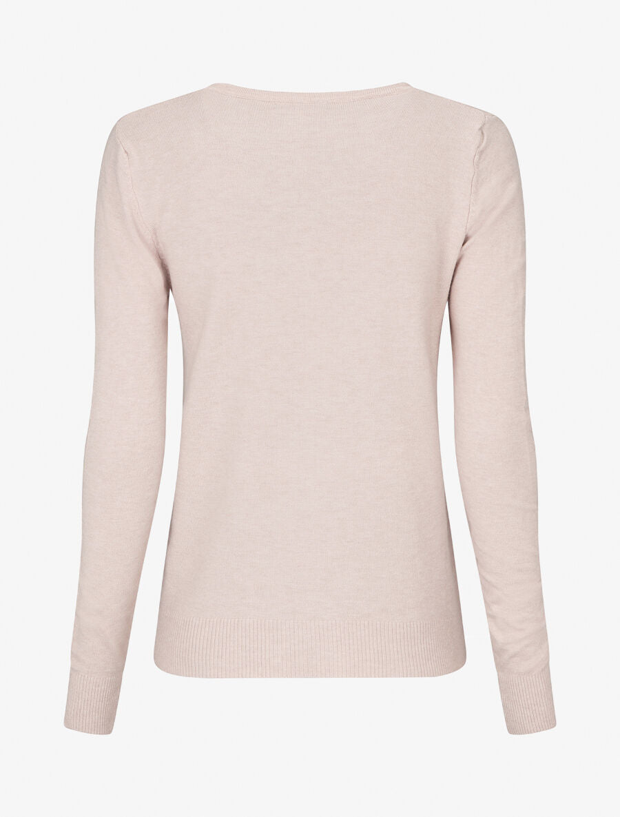 Gilet classique col V - Beige - 2