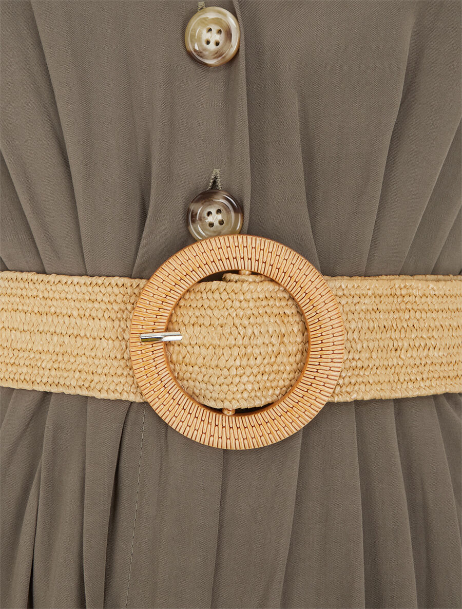 Combinaison fluide à manches courtes - Kaki - 3