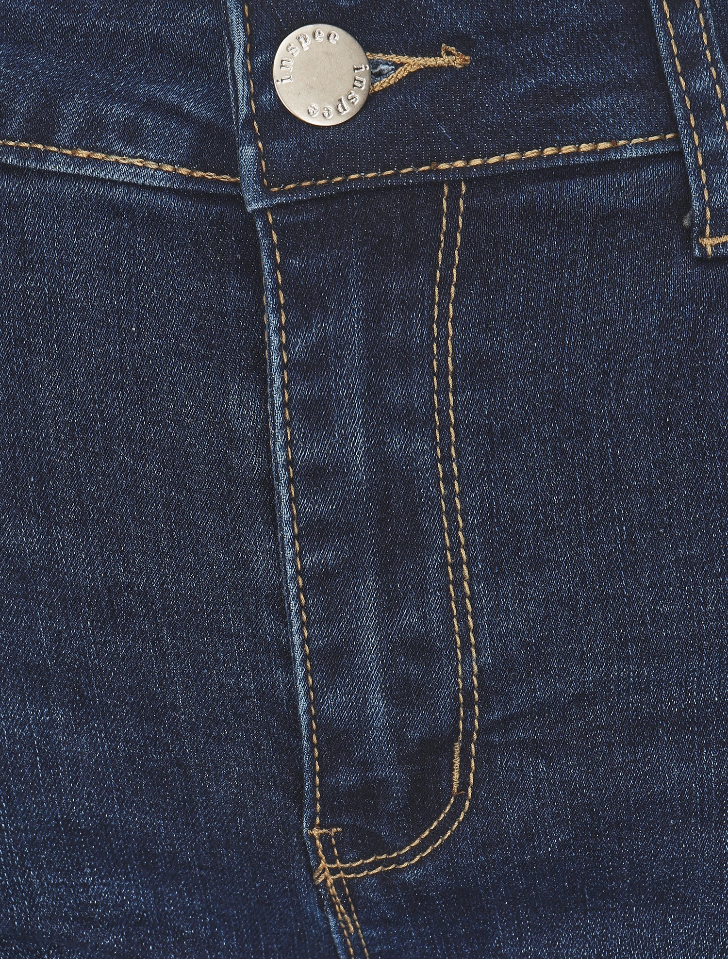 Short en jean taille standard - Bleu - 3