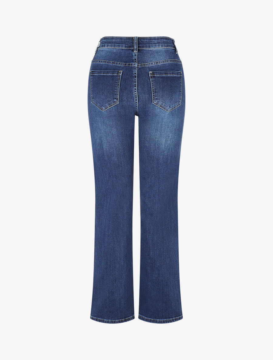 Jean basic coupe droite - Bleu - 2