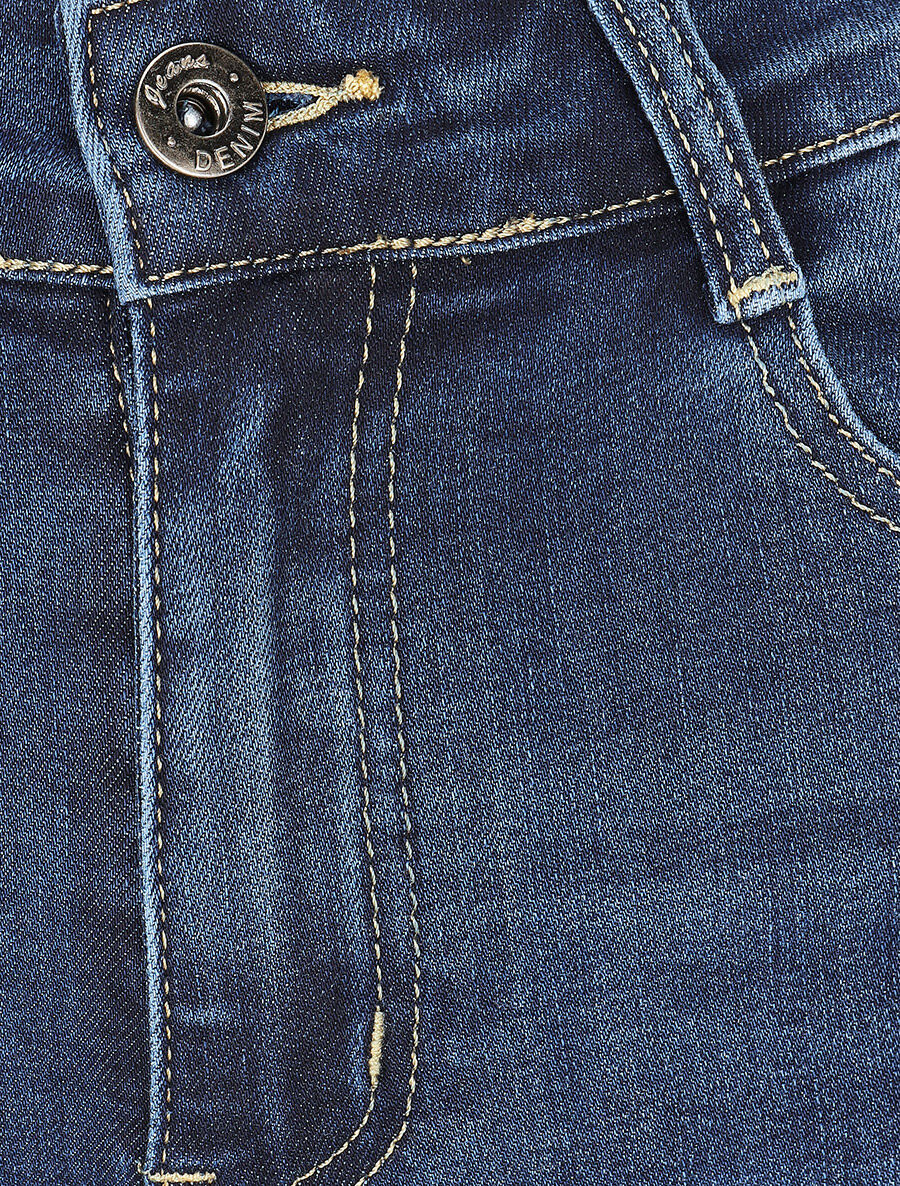 Jean basic coupe droite - Bleu - 3