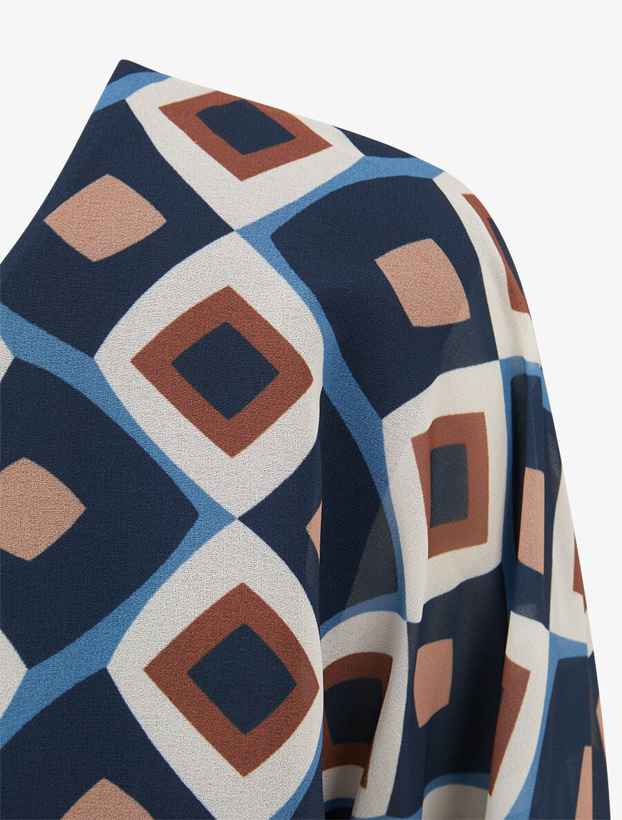 Top en voile à motifs 70&