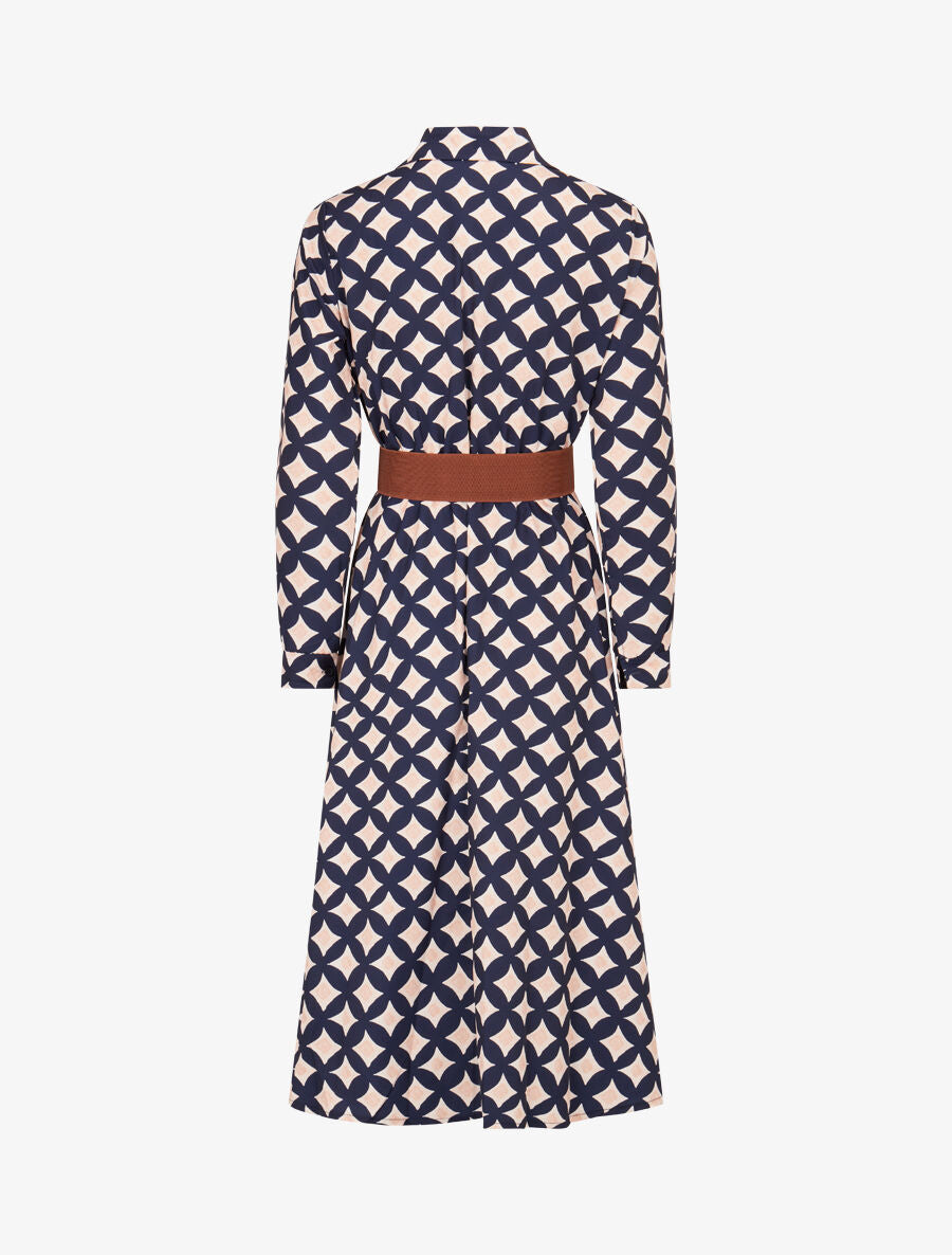 Robe longue à carreaux style 70&