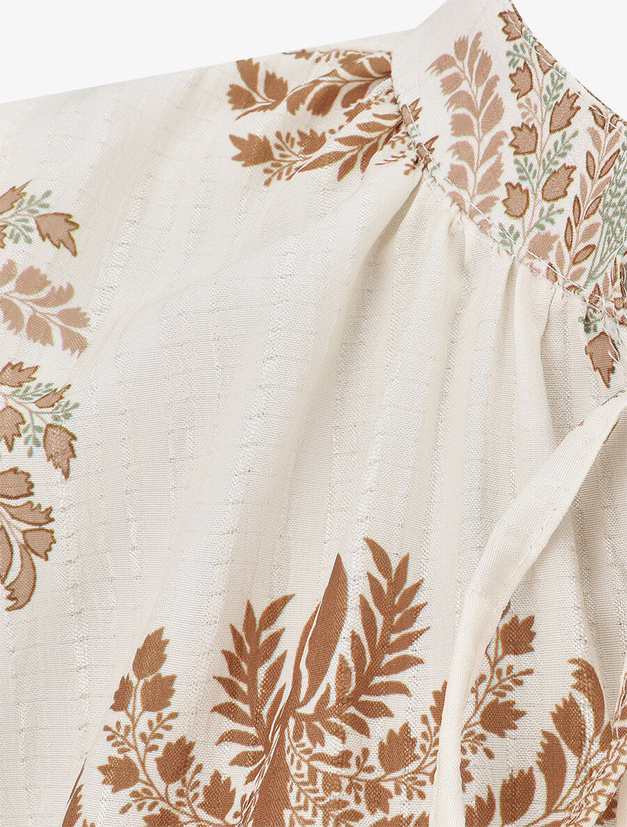 Top sans manches à imprimé fantaisie - Camel - 3