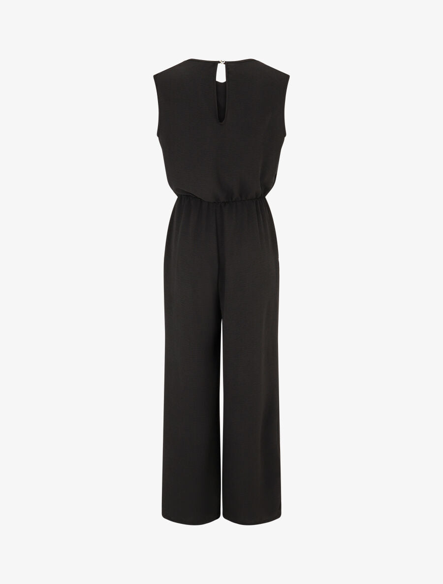 Combinaison fluide col bénitier - Noir - 2