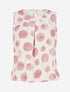 Top sans manches imprimé ronds - Rose - 4