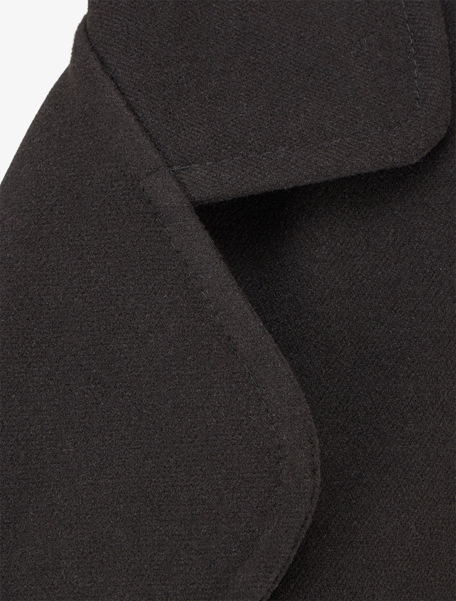 Veste droite croisée - Noir - 3