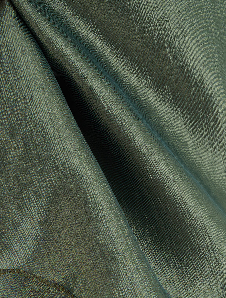 Caraco en tissu texturé - Kaki - 3