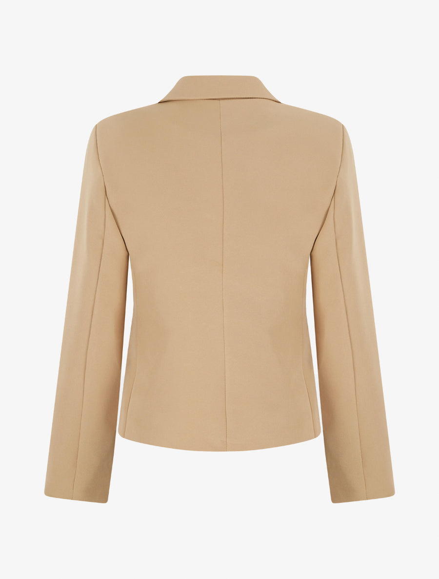 Blazer droit classique - Camel - 2