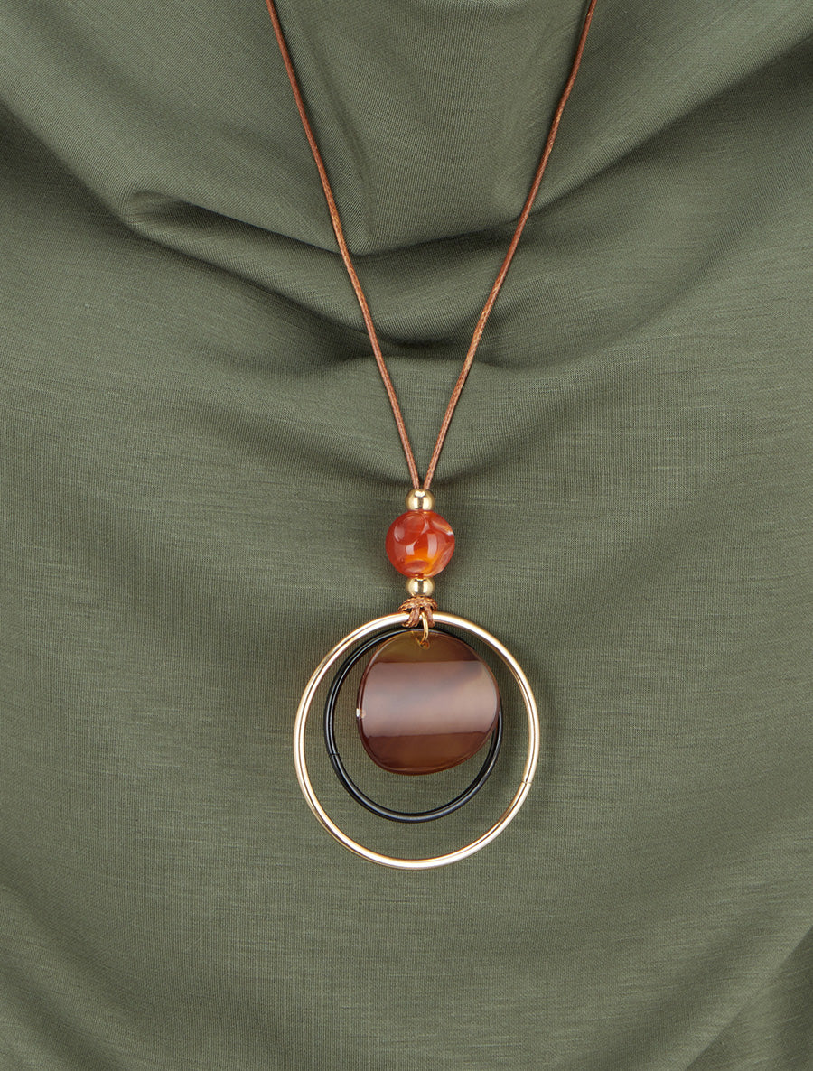 Top manches courtes à col bénitier - Kaki - 3