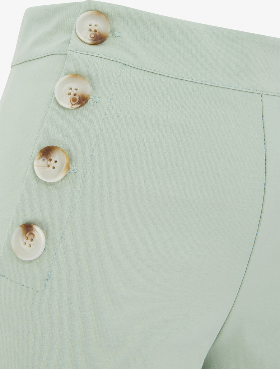 Short uni taille haute - Vert d&