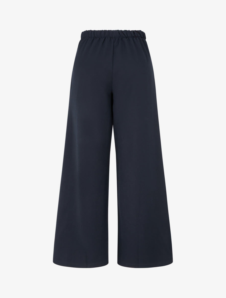 Pantalon à pont à boutons décoratifs - Marine - 2