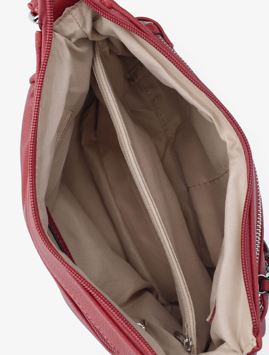 Sac besace Sakina - Rouge - 5
