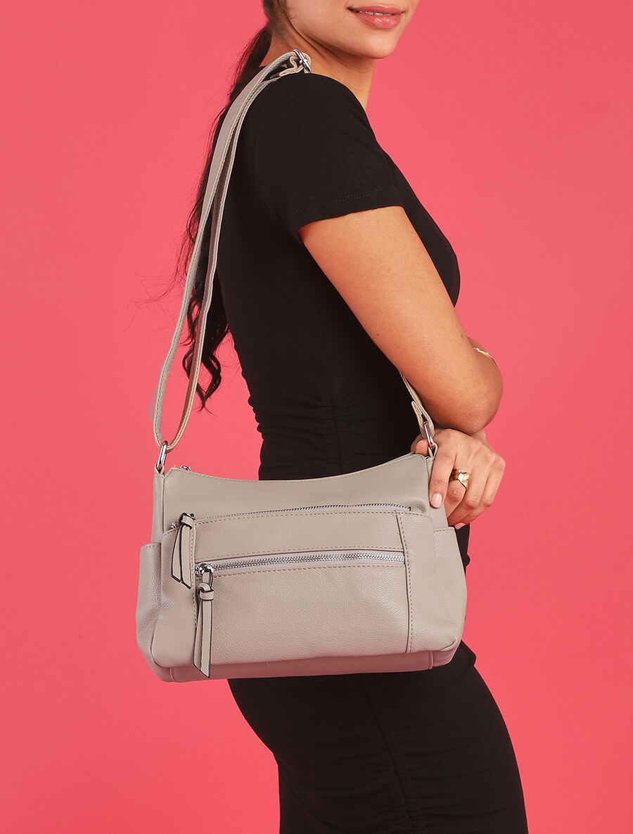 Sac besace Sakina - Taupe - 6