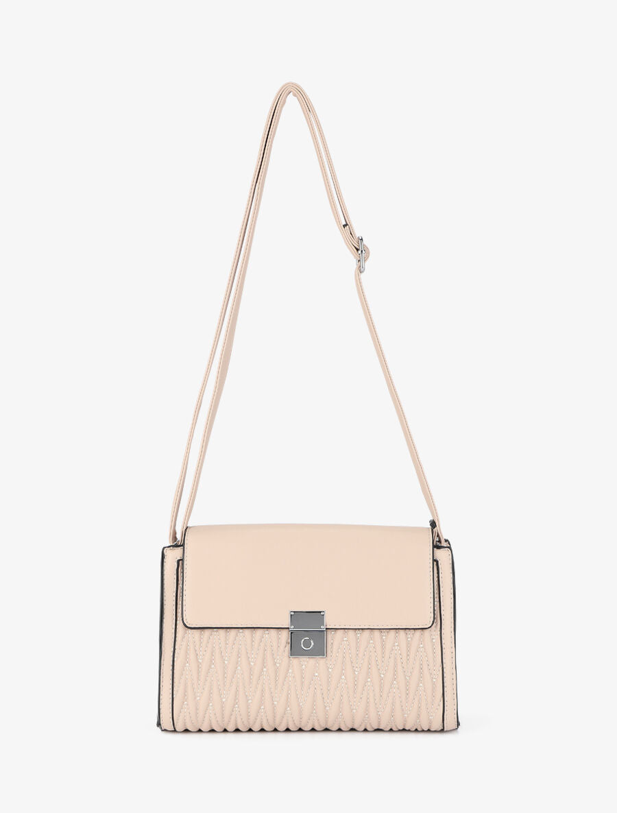 Sac besace Amanda - Beige - 3