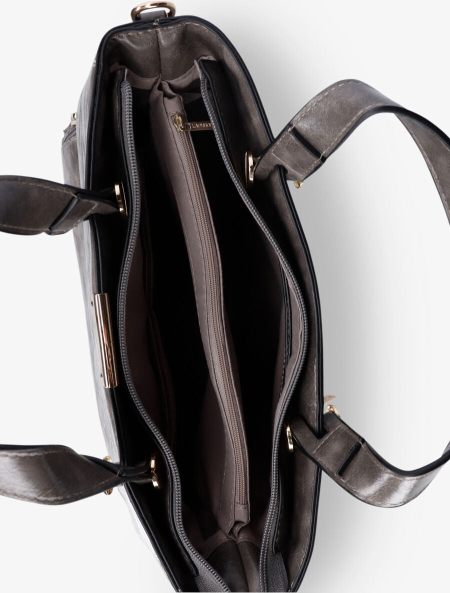 Sac cabas Frankie - Taupe - 4