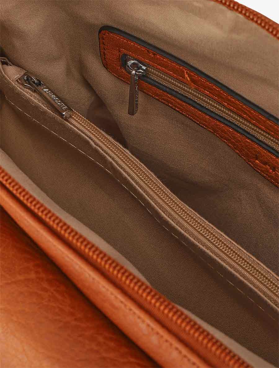 Sac bandoulière Célia - Camel - 4