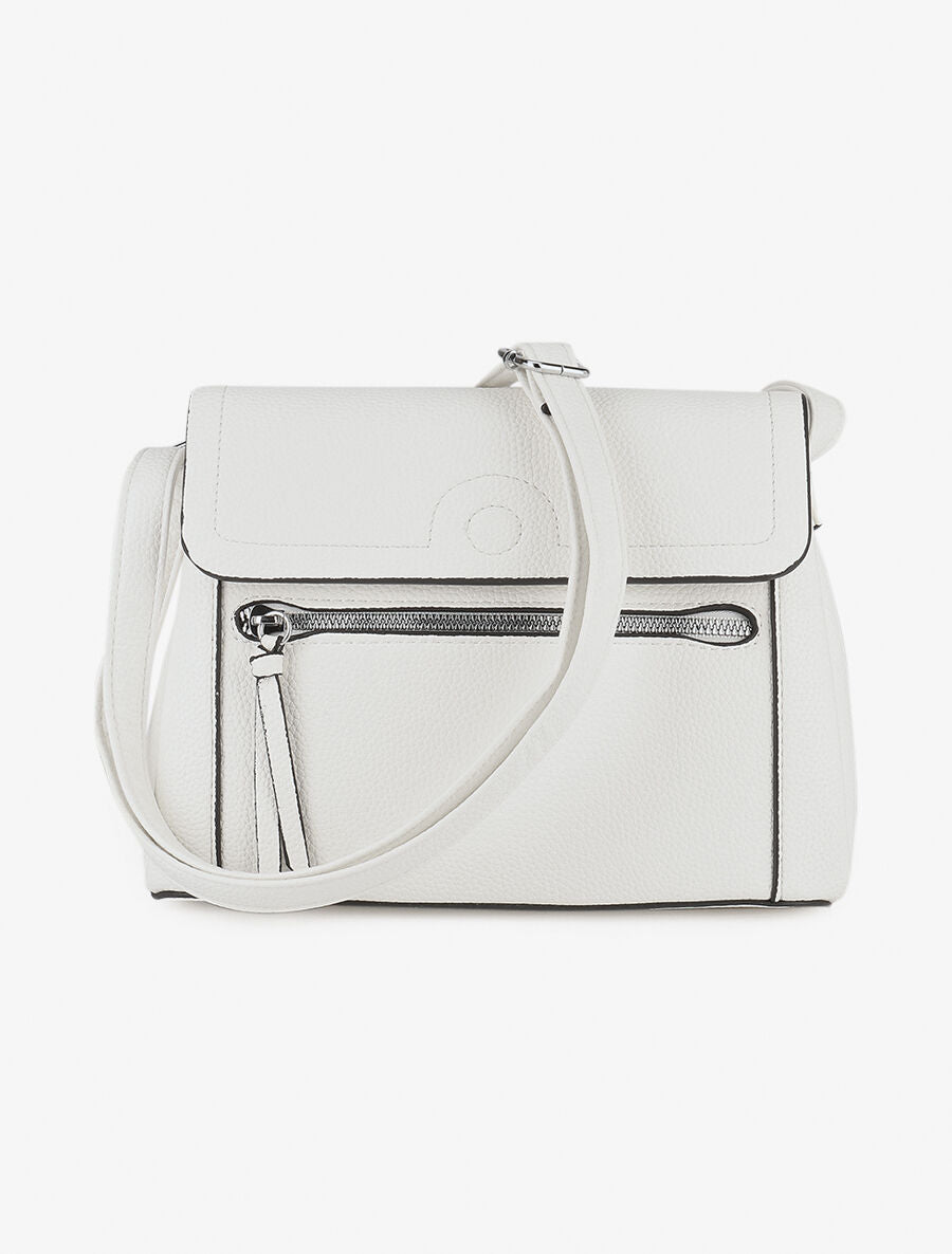 Sac bandoulière Alicia - Blanc - 1