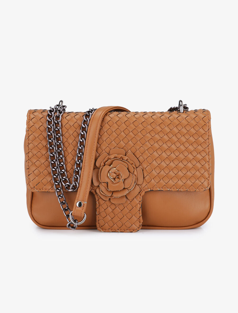 Sac besace Iris - Camel - 1