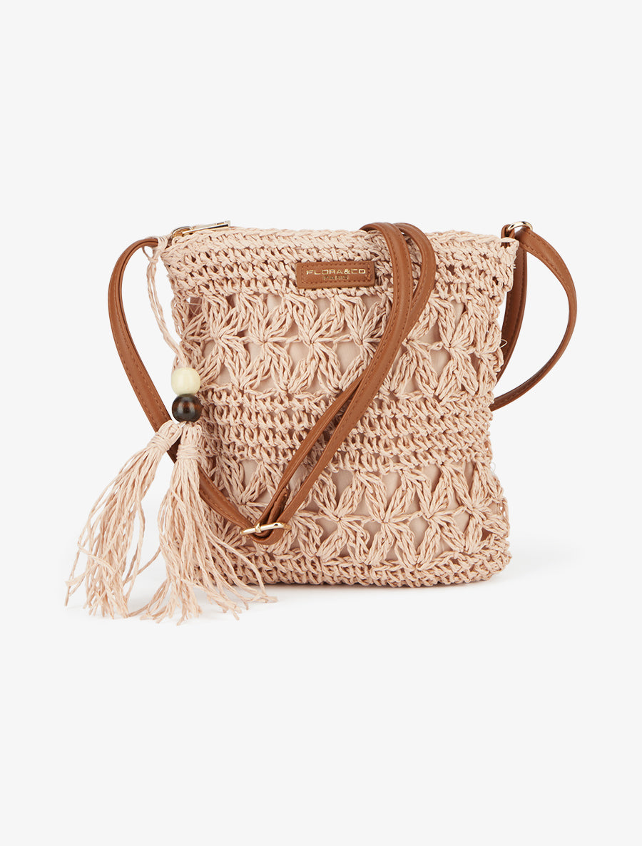 Sac bandoulière Joanie - Rose - 1