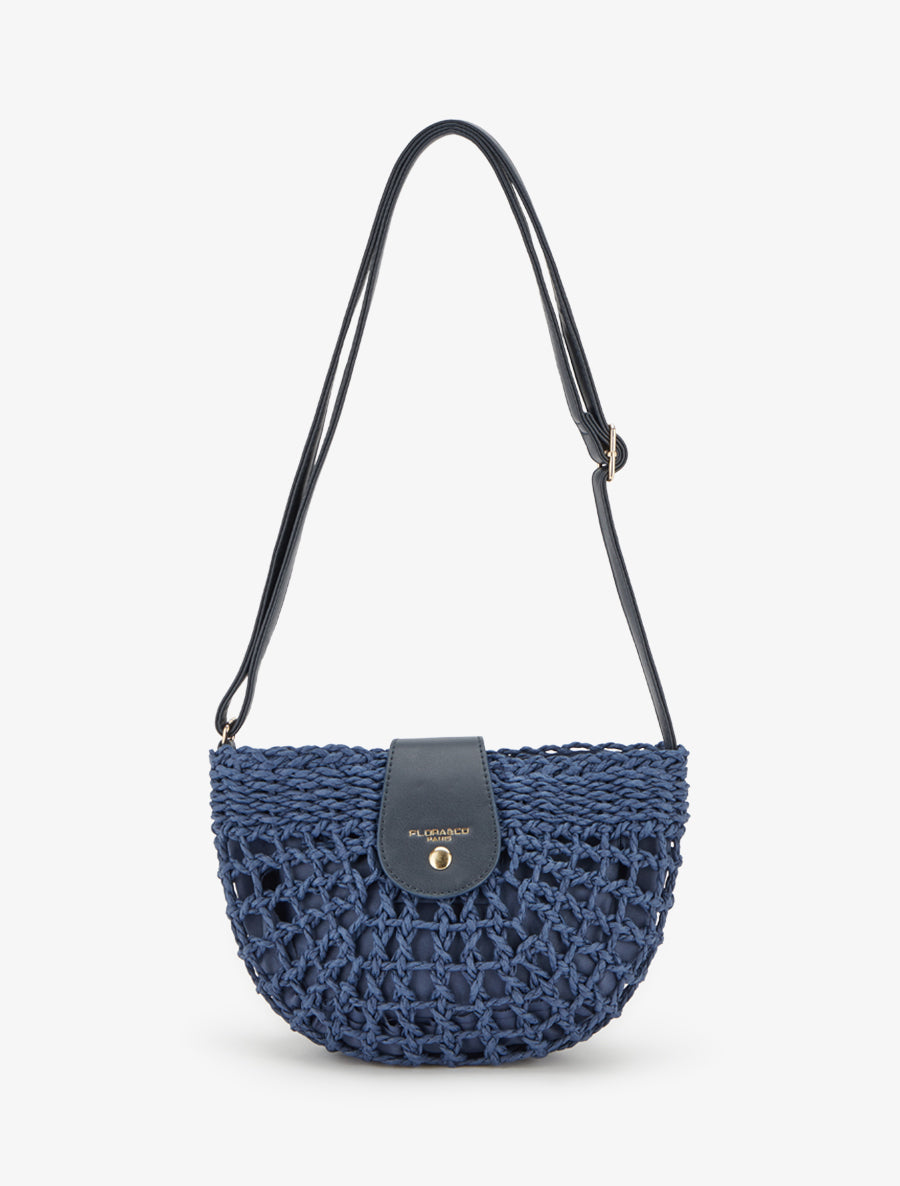 Sac besace Laëtitia - Bleu - 3
