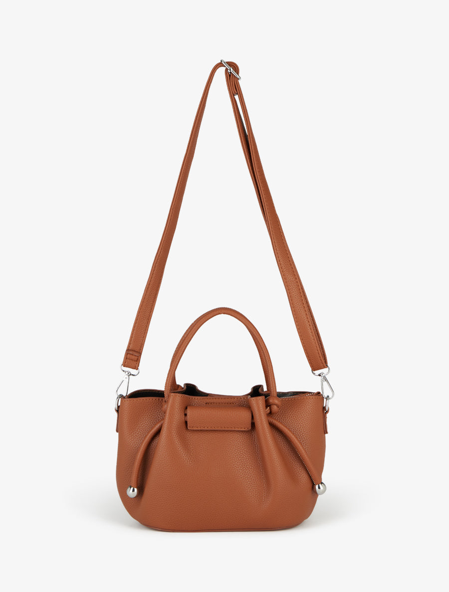 Sac besace Blanche - Camel -