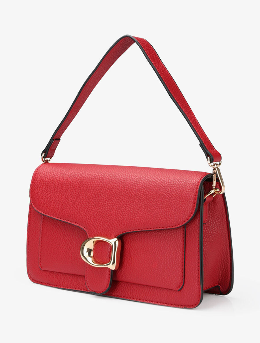 Sac bandoulière Dominique - Rouge - 2