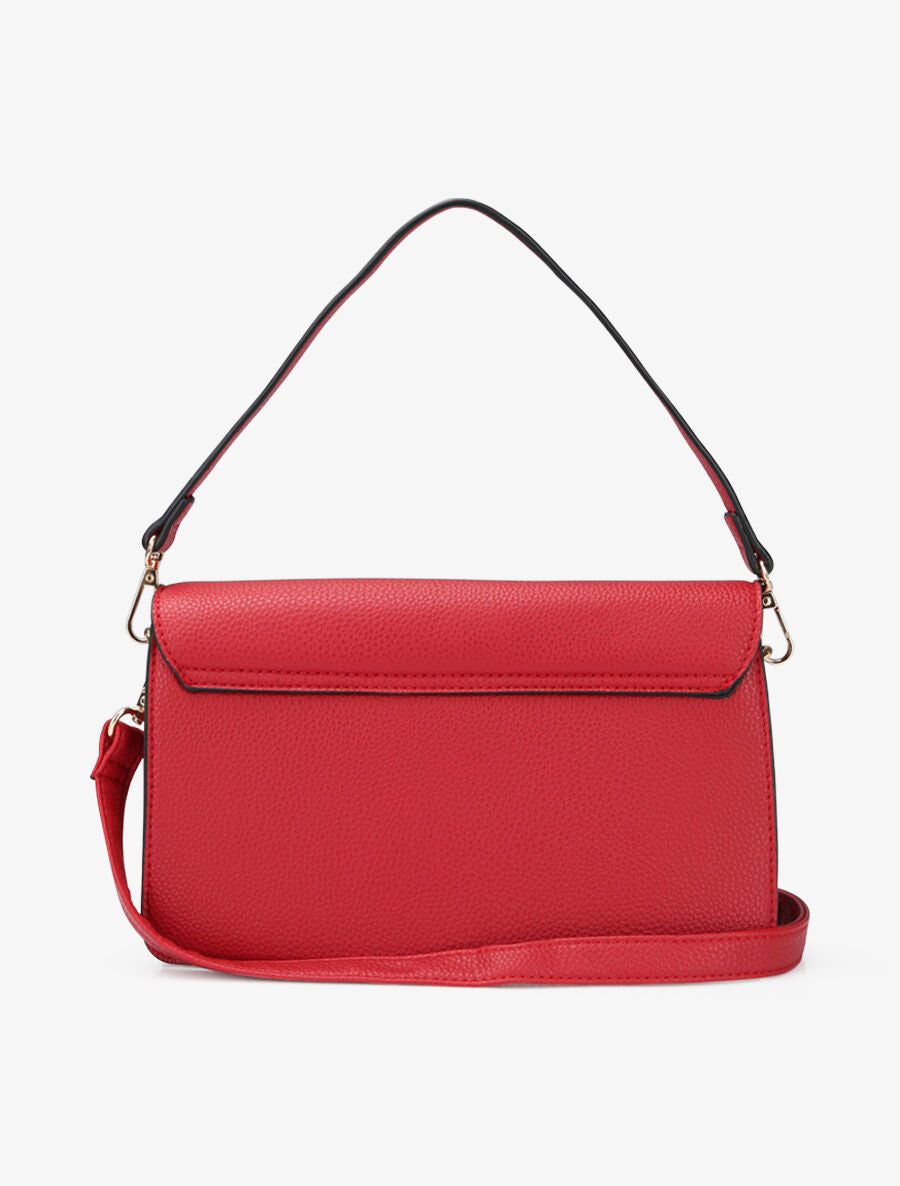 Sac bandoulière Dominique - Rouge - 3