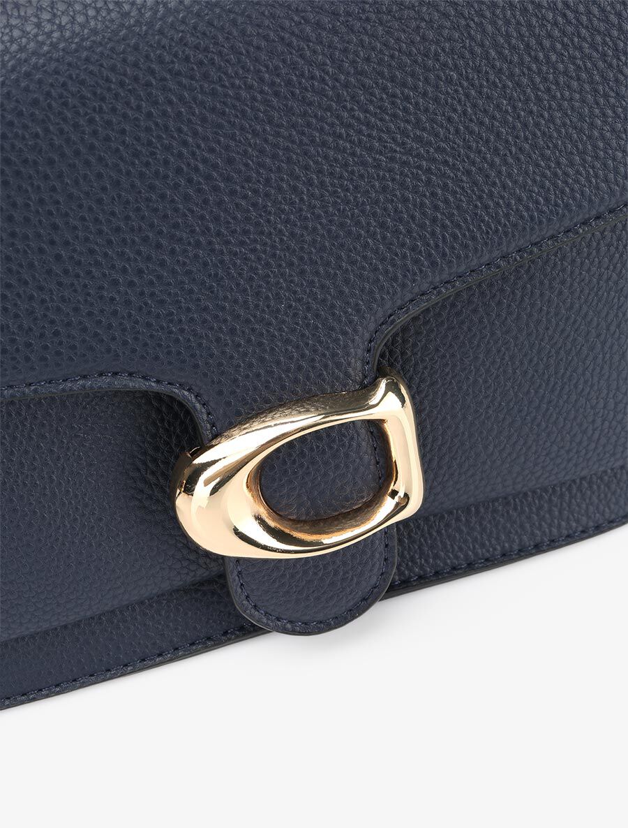 Sac bandoulière Dominique - Marine - 4