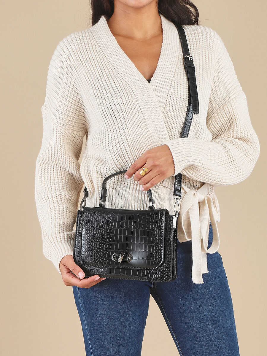 Sac besace Jana - Noir - 7