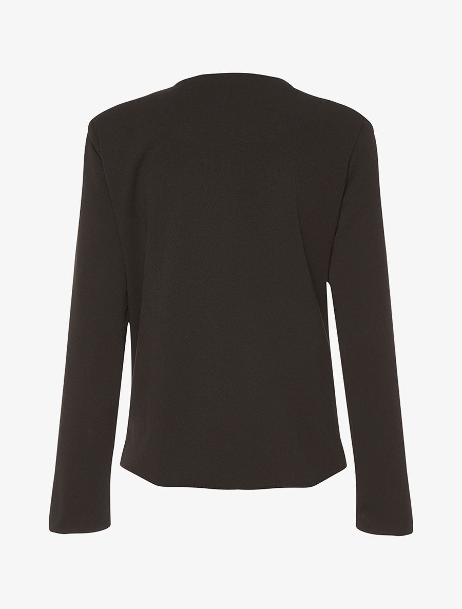 Veste basic à épaulettes - noir - 2